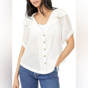 FP Loren Button-Up Blouse